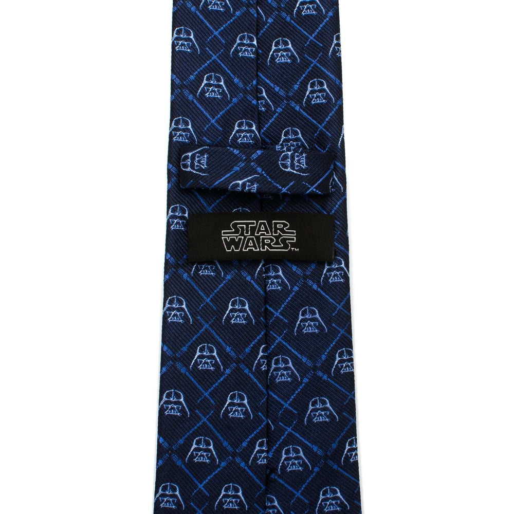 Star Wars Darth Vader and LIGHTSABER Blue Checkered Tie - Cufflinks.com - Flyclothing LLC