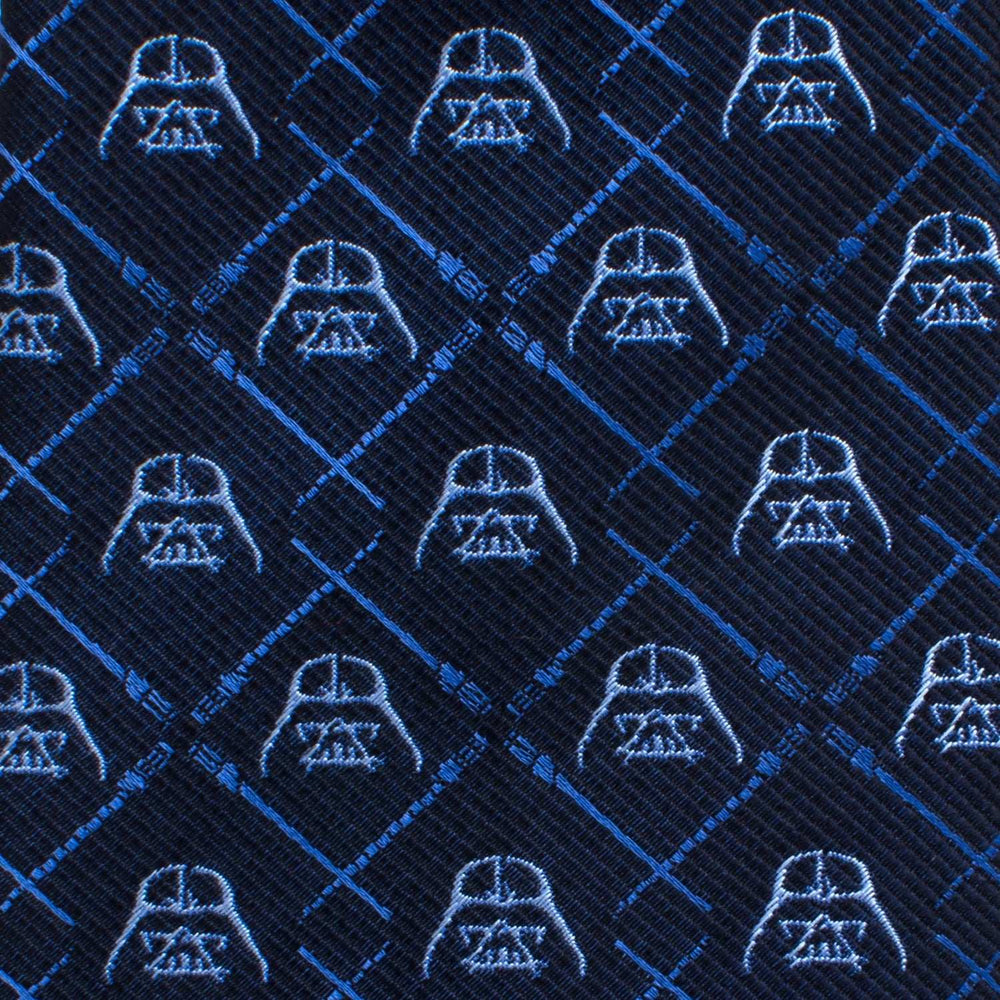 Star Wars Darth Vader and LIGHTSABER Blue Checkered Tie - Cufflinks.com - Flyclothing LLC