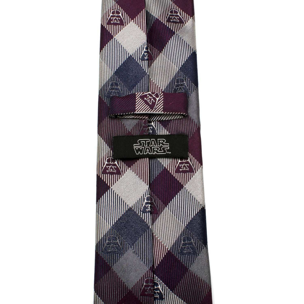 Star Wars Darth Vader Plum Plaid Tie - Cufflinks.com - Flyclothing LLC