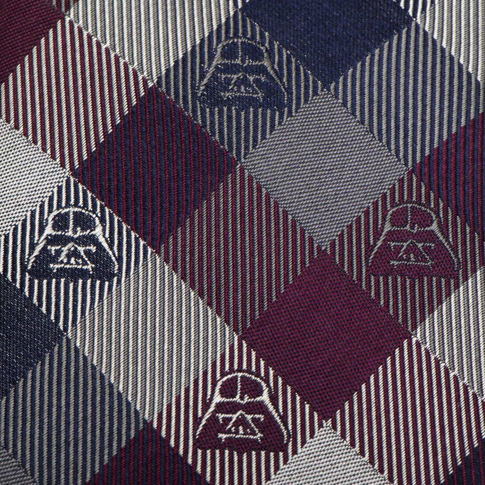 Star Wars Darth Vader Plum Plaid Tie - Cufflinks.com - Flyclothing LLC