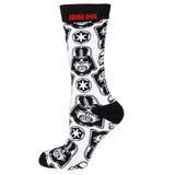 Star Wars Darth Vader White Dress Socks and Lapel Pin Gift Set