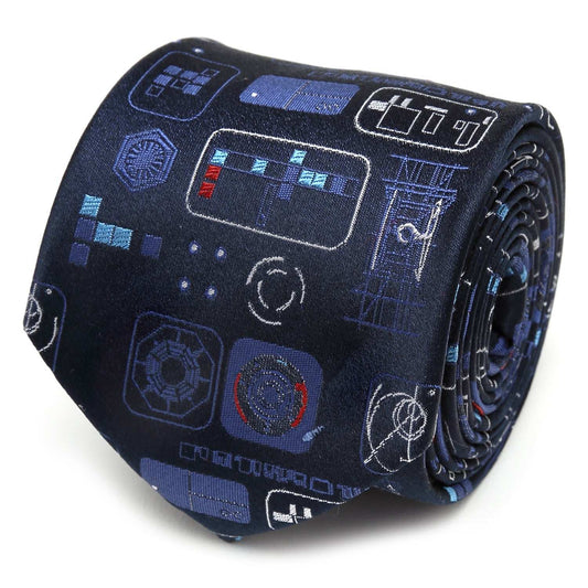 Star Wars Episode 9 Blue Tie - Cufflinks.com - Flyclothing LLC