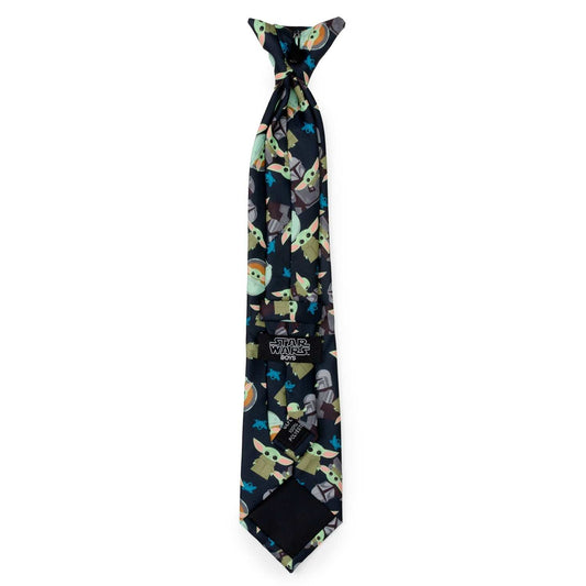 Mando Grogu Navy Boy's Tie - Cufflinks.com - Flyclothing LLC