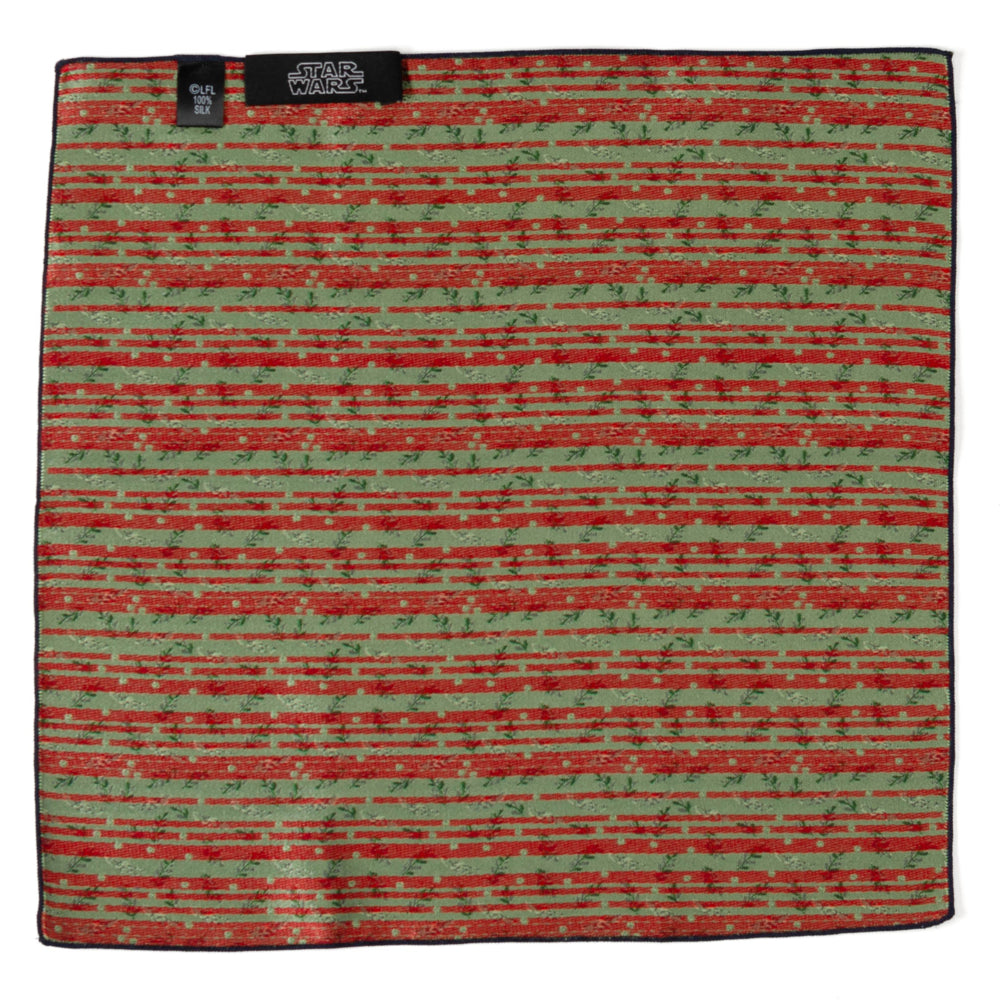 Grogu Holiday Navy Pocket Square - Cufflinks.com - Flyclothing LLC