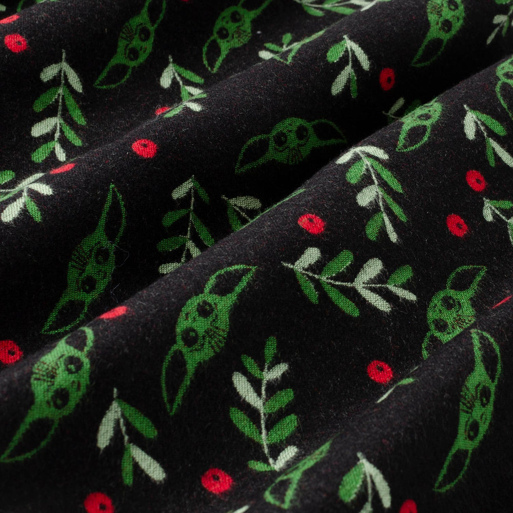 Star Wars Grogu Holiday Black and Green Scarf - Cufflinks.com - Flyclothing LLC