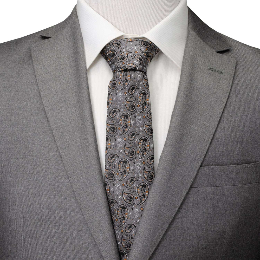 Star Wars Battle of Hoth Paisley Gray Tie - Cufflinks.com - Flyclothing LLC