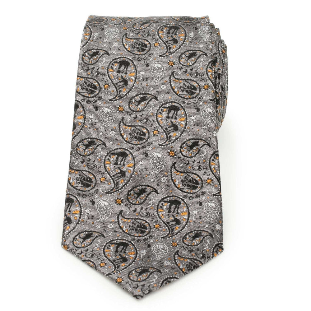 Star Wars Battle of Hoth Paisley Gray Tie - Cufflinks.com - Flyclothing LLC