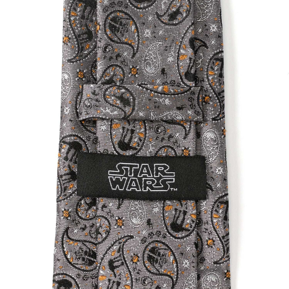 Star Wars Battle of Hoth Paisley Gray Tie - Cufflinks.com - Flyclothing LLC