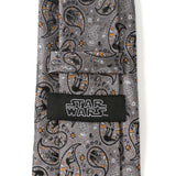 Star Wars Battle of Hoth Paisley Gray Tie - Cufflinks.com - Flyclothing LLC
