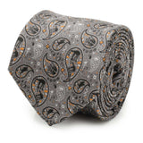 Star Wars Battle of Hoth Paisley Gray Tie - Cufflinks.com - Flyclothing LLC