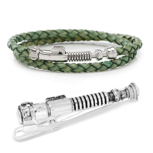 Star Wars Luke Skywalker LIGHTSABER Bracelet and Tie Clip Gift Set - Cufflinks.com - Flyclothing LLC