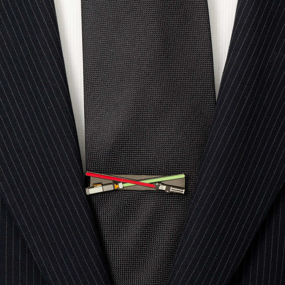 Star Wars Darth Vader and Luke Skywalker LIGHTSABER Battle Tie Bar - Cufflinks.com - Flyclothing LLC