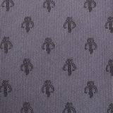 Star Wars Mandalorian Mythosaur Gray Silk Tie