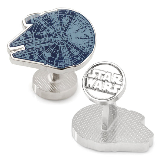 Star Wars Millennium Falcon Blueprint Cufflinks