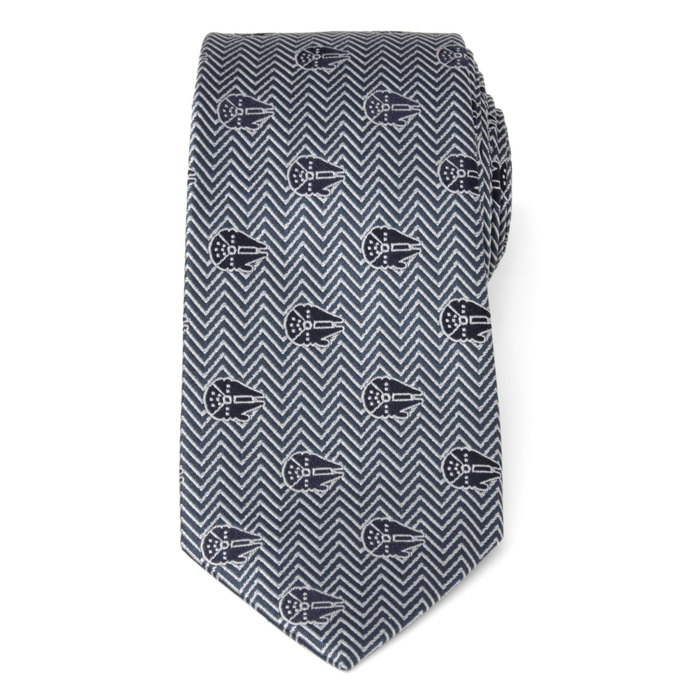 Star Wars Millennium Falcon Herringbone Tie - Cufflinks.com - Flyclothing LLC