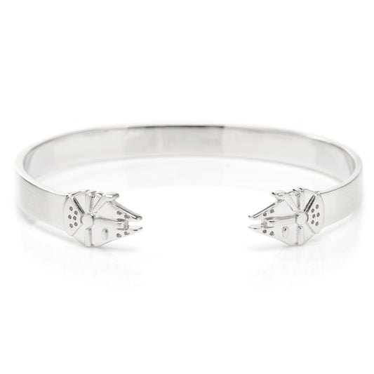 Star Wars Millennium Falcon Stainless Steel Cuff Bracelet - Cufflinks.com - Flyclothing LLC