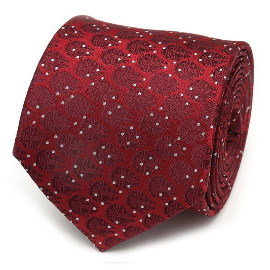 Star Wars Millennium Falcon Red and White Dot Tie - Cufflinks.com - Flyclothing LLC