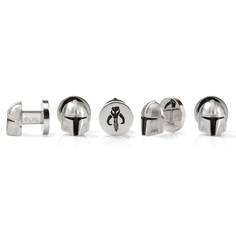 3D Mandalorian Helmet Studs - Cufflinks.com - Flyclothing LLC