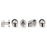 3D Mandalorian Helmet Studs - Cufflinks.com - Flyclothing LLC