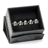 3D Mandalorian Helmet Studs - Cufflinks.com - Flyclothing LLC