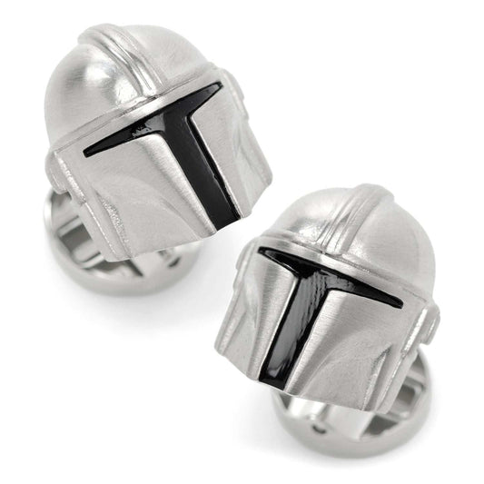 Star Wars Mandalorian 3D Cufflinks - Cufflinks.com - Flyclothing LLC