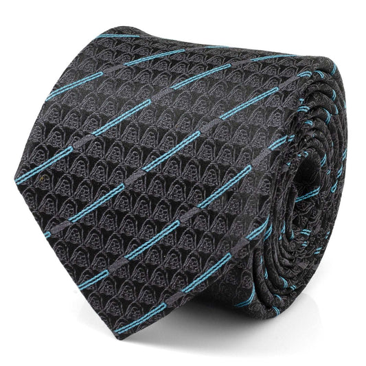 Star Wars Obi-Wan Kenobi LIGHTSABER Pattern Black Tie - Cufflinks.com - Flyclothing LLC