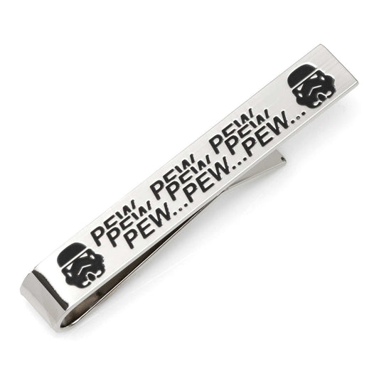 Star Wars Stormtrooper Pew Pew Pew Tie Bar - Cufflinks.com - Flyclothing LLC