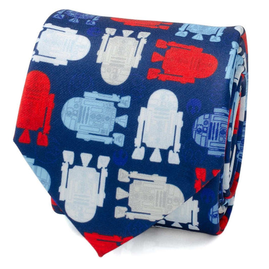 Star Wars R2-D2 Red, White, and Blue Tie - Cufflinks.com - Flyclothing LLC