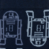 Star Wars R2-D2 Light and Dark Blue Dress Socks and Lapel Pin Gift Set