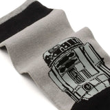 Star Wars R2-D2 Men's Gray and Black Mod Dress Socks and Lapel Pin Gift Set - Cufflinks.com - Flyclothing LLC