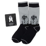 Star Wars R2-D2 Men's Gray and Black Mod Dress Socks and Lapel Pin Gift Set - Cufflinks.com - Flyclothing LLC