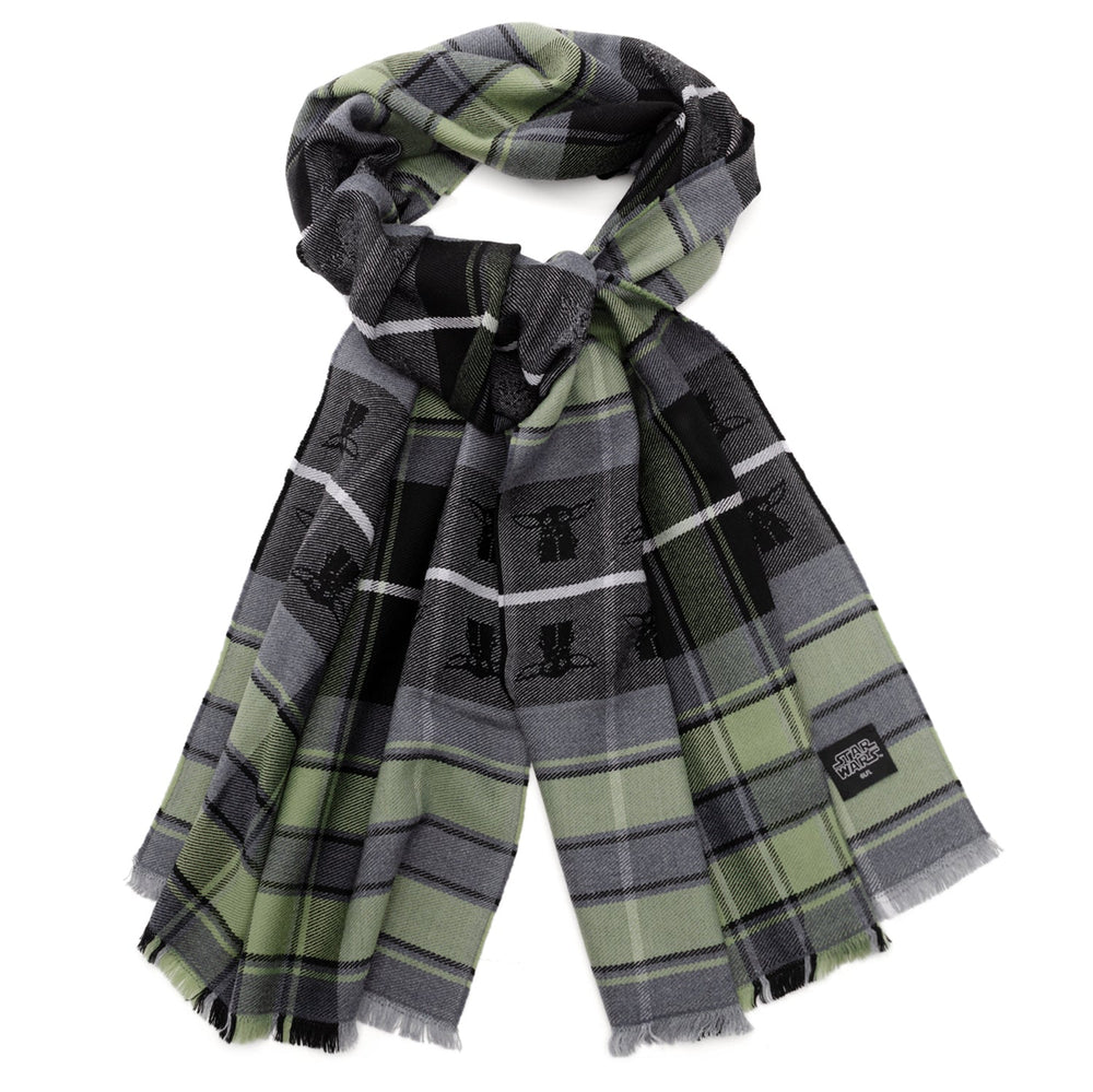 Star Wars Grogu Green and Black Scarf - Cufflinks.com - Flyclothing LLC