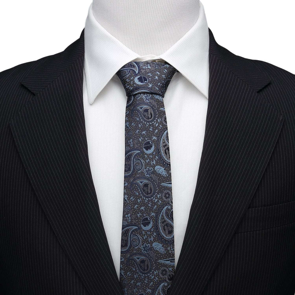 Star Wars Darth Vader Blue and Gray Paisley Tie - Cufflinks.com - Flyclothing LLC