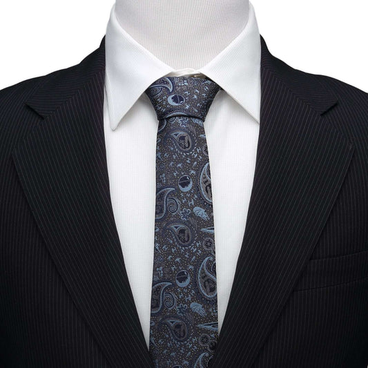 Star Wars Darth Vader Blue and Gray Paisley Tie - Cufflinks.com - Flyclothing LLC
