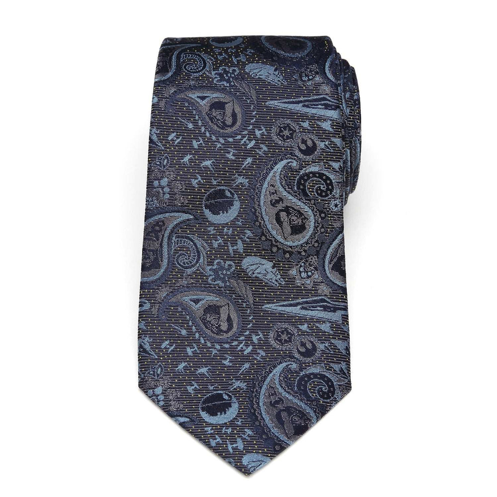 Star Wars Darth Vader Blue and Gray Paisley Tie - Cufflinks.com - Flyclothing LLC