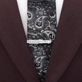 Star Wars Darth Vader Black and Gray Paisley Tie and LIGHTSABER Tie Clip Gift Set - Cufflinks.com - Flyclothing LLC