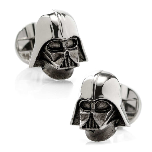 Star Wars Darth Vader Sterling Silver 3D Cufflinks - Cufflinks.com - Flyclothing LLC