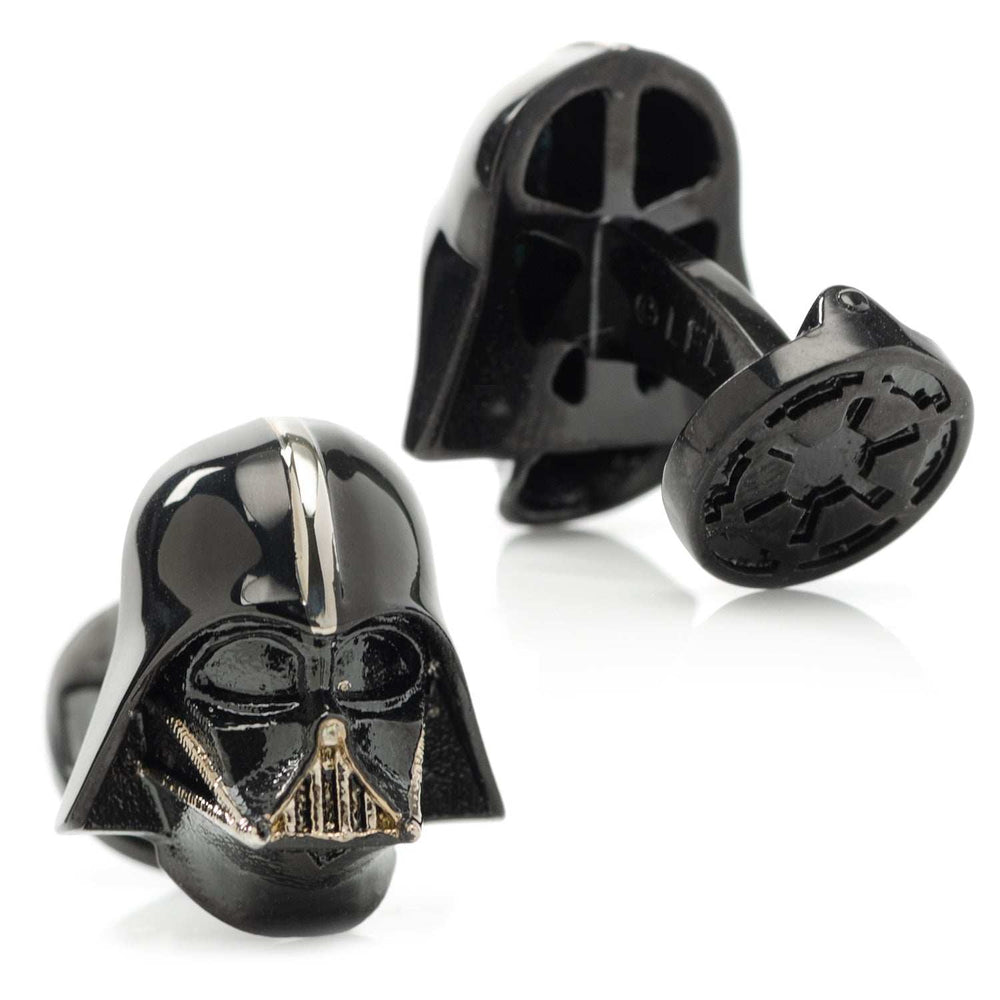 Star Wars Darth Vader Satin Black 3DCufflinks - Cufflinks.com - Flyclothing LLC
