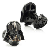 Star Wars Darth Vader Satin Black 3DCufflinks - Cufflinks.com - Flyclothing LLC