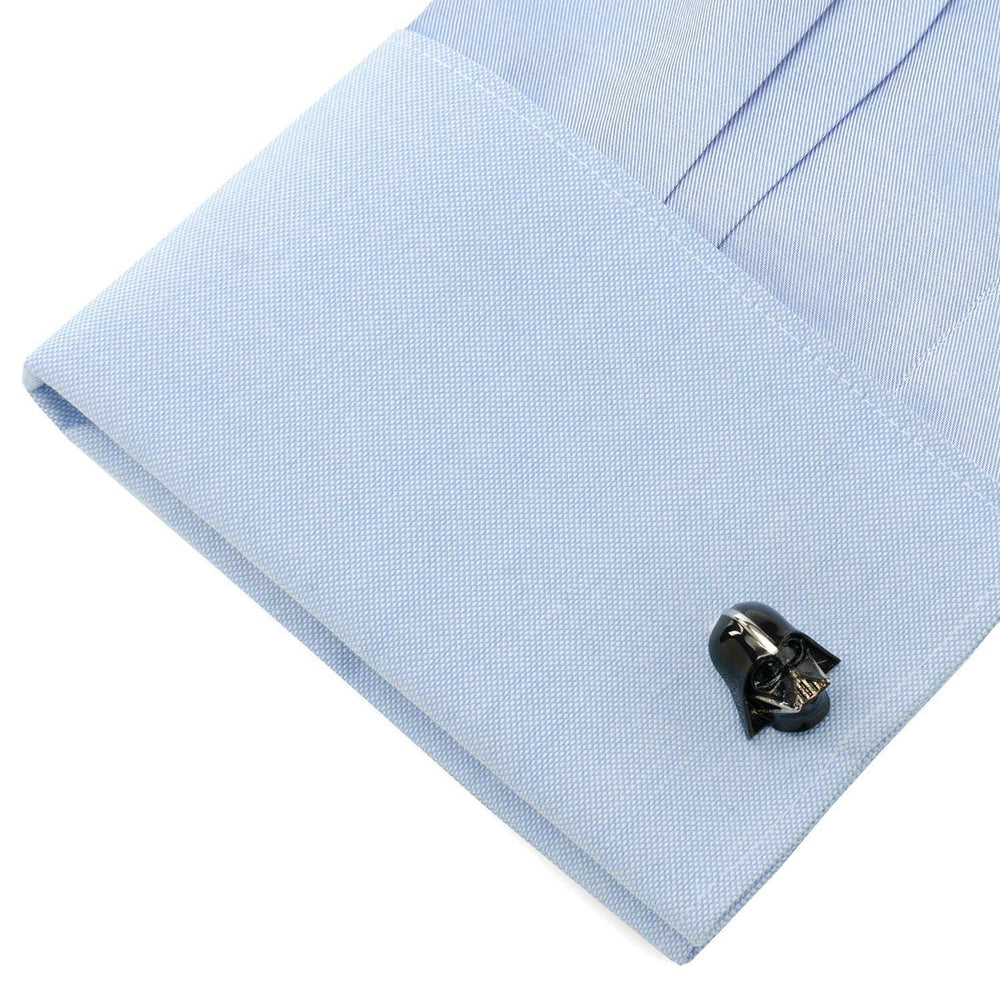 Star Wars Darth Vader Satin Black 3DCufflinks - Cufflinks.com - Flyclothing LLC