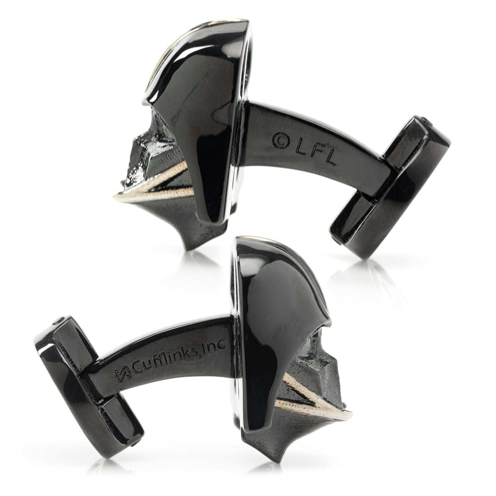 Star Wars Darth Vader Satin Black 3DCufflinks - Cufflinks.com - Flyclothing LLC