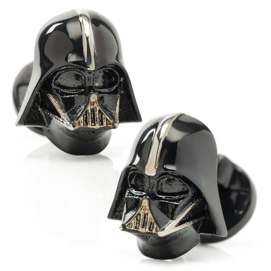 Star Wars Darth Vader Satin Black 3DCufflinks - Cufflinks.com - Flyclothing LLC