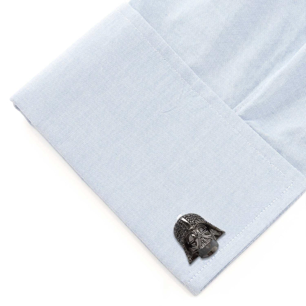 Star Wars Darth Vader Crystal 3D Cufflinks - Cufflinks.com - Flyclothing LLC
