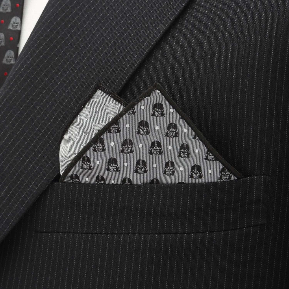 Star Wars Darth Vader Gray Polka Dot Pocket Square - Cufflinks.com - Flyclothing LLC