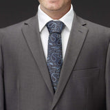 Star Wars Darth Vader Blue and Gray Paisley Tie and Bracelet Gift Set - Cufflinks.com - Flyclothing LLC
