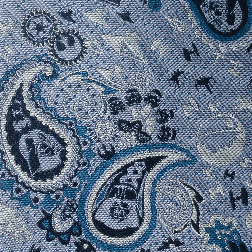 Star Wars Darth Vader Blue Tonal Paisley Tie - Cufflinks.com - Flyclothing LLC