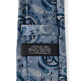 Star Wars Darth Vader Blue Tonal Paisley Tie - Cufflinks.com - Flyclothing LLC