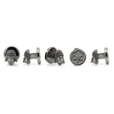 Star Wars Darth Vader Crystal 3D Cufflinks and 5-Stud Set - Cufflinks.com - Flyclothing LLC