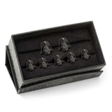Star Wars Darth Vader Crystal 3D Cufflinks and 5-Stud Set - Cufflinks.com - Flyclothing LLC