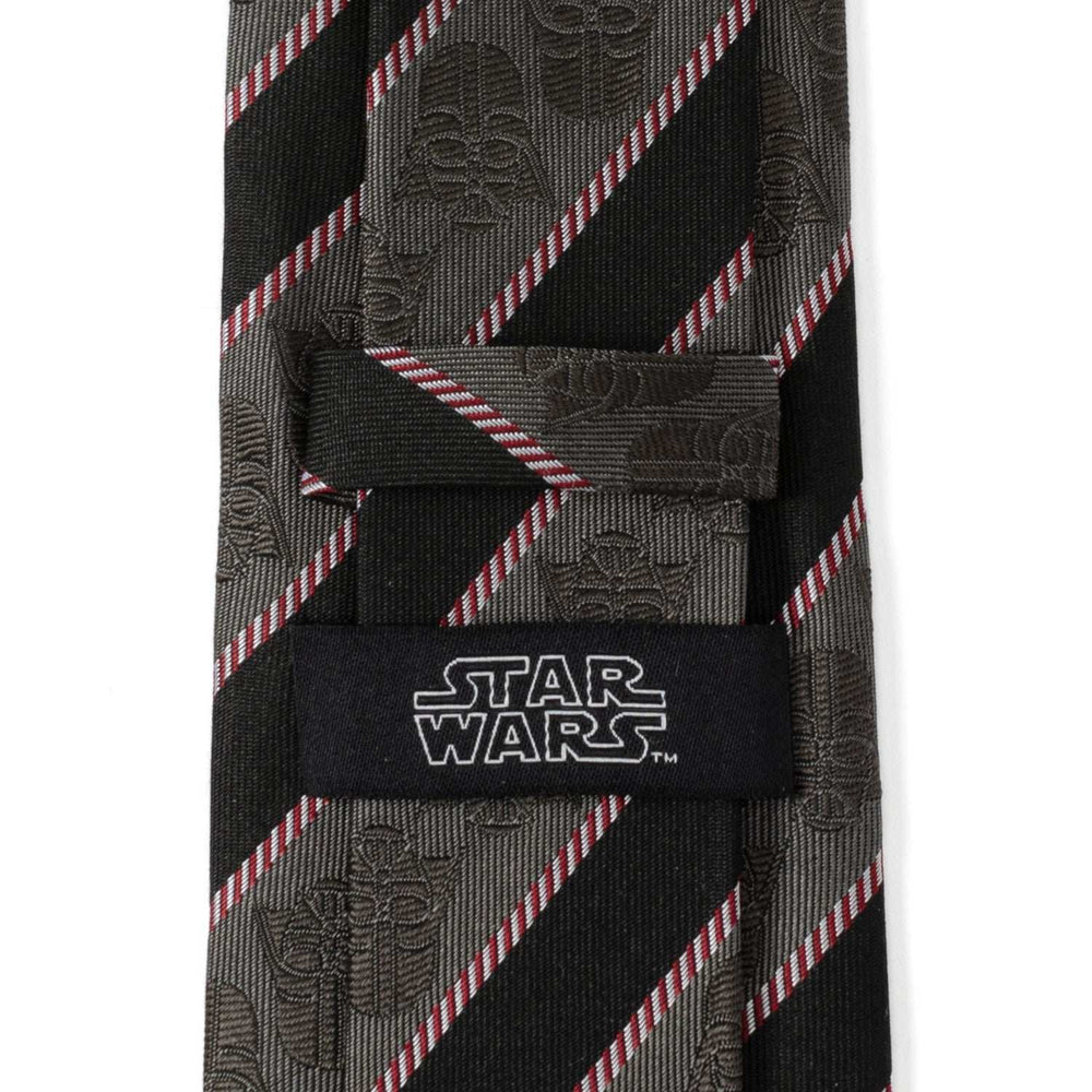 Star Wars Darth Vader Black and Gray Striped Tie - Cufflinks.com - Flyclothing LLC